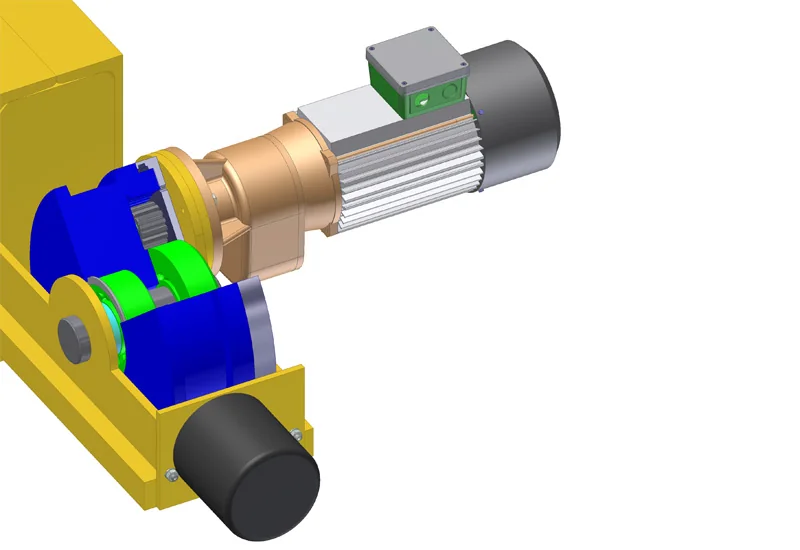 WEWIRA Getriebemotor für Kranfahrwerke